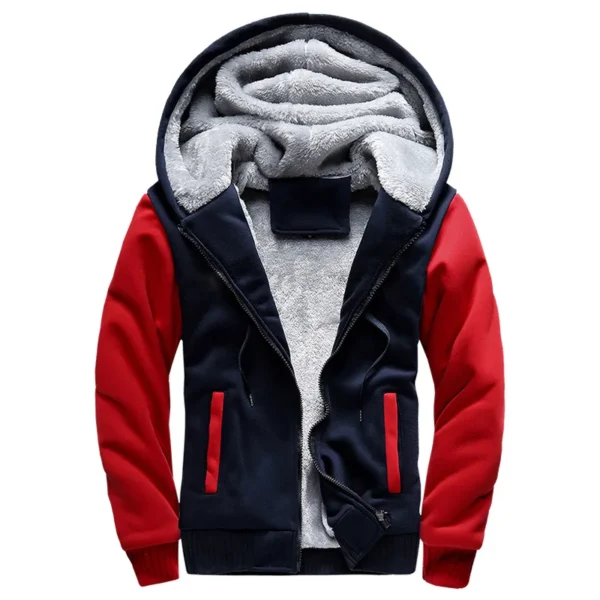 Men's Jacket Camouflage Thicken Winter Jackets for Men Fleece Long Sleeve Coat Man Casual Hoodies Streetwear Men's Coats - Image 5