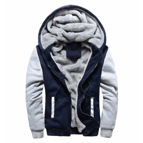 Men's Jacket Camouflage Thicken Winter Jackets for Men Fleece Long Sleeve Coat Man Casual Hoodies Streetwear Men's Coats - Image 4