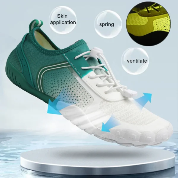 Water Shoes Upstream Aqua Shoes Qiuck Drying Sports Trainning Sneakers Non-Slip Lightweight Hiking Shoes Beach Swimming Footwear - Image 3