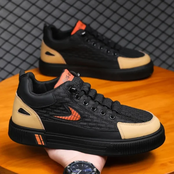 Men Casual Sneakers New Fashion Sport Shoes Outdoor Running Shoes Slip-on Lightweight Sports Casual Walking Tenis Shoes - Image 4