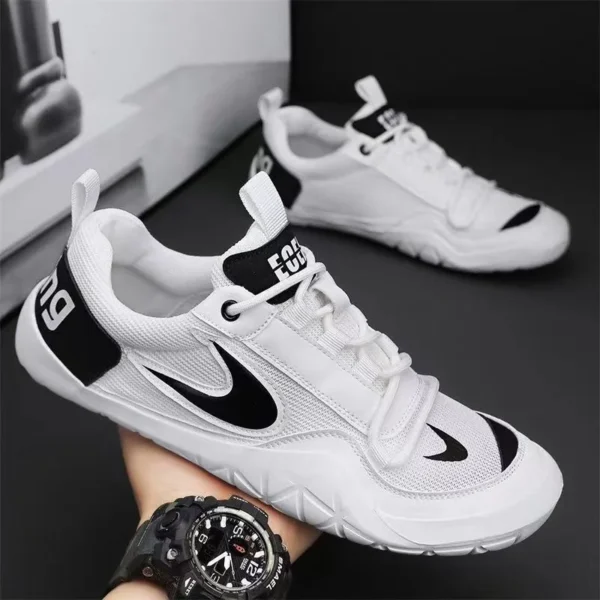Men's Shoes New Mesh Surface Breathable Lazy Shoes Low Top Thin Casual Shoes Soft Sole Light Sports Shoes - Image 2