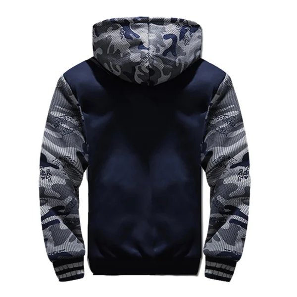 Men's Jacket Camouflage Thicken Winter Jackets for Men Fleece Long Sleeve Coat Man Casual Hoodies Streetwear Men's Coats - Image 2