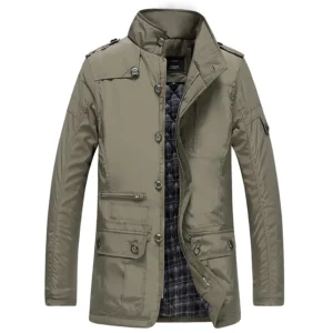 2025 Winter Men Jackets and Coats Casual Windproof Thick Warm Jacket Men's Long Trench Coat Parka Clothing Drop Shipping