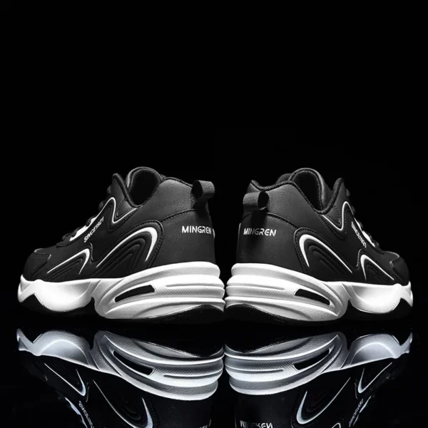 Men Sports Running Shoes Outdoor Walking Soft Casual Sneakers Fashion Designer Leather Sneaker Waterproof Men's Tennis Masculina - Image 4