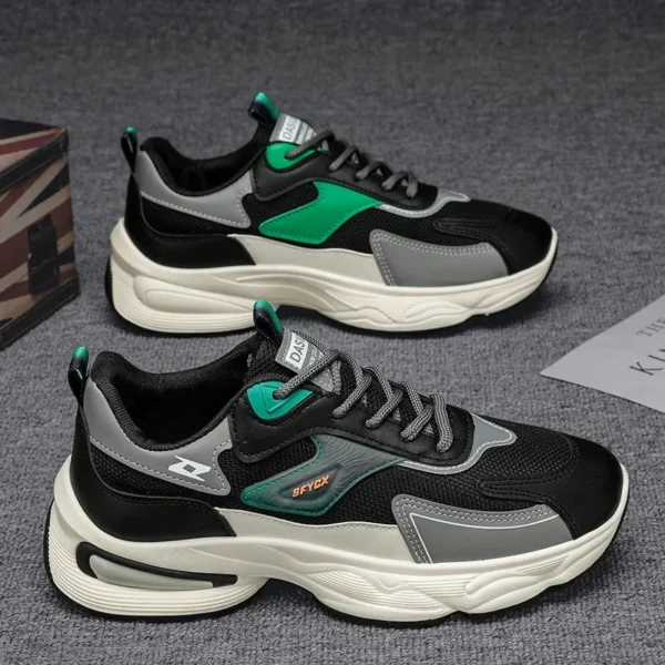 2025Men Walking Shoes Flat Outdoor Jogging Mesh Sports Breathable Wear-resistant Comfortale Casual Tennis Shoes for Men