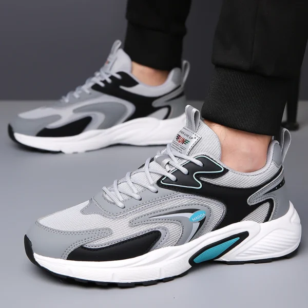 High Quality Sport Casual Sneakers Men Breathable Running Shoes Men's Trainer Basketball Shoes Male Platform Social Sneakers Man - Image 4