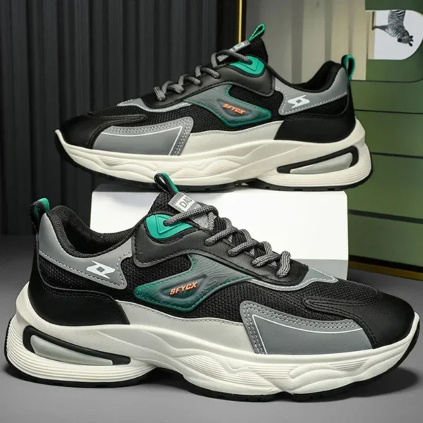 2025Men Walking Shoes Flat Outdoor Jogging Mesh Sports Breathable Wear-resistant Comfortale Casual Tennis Shoes for Men - Image 6