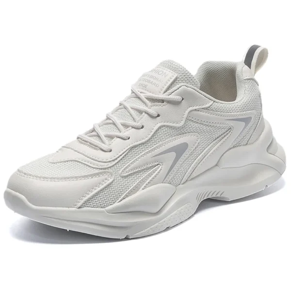 Men's Chunky Dad Shoes: 2025 Summer Breathable Running Sneakers with Thick Soles for Students - Image 5